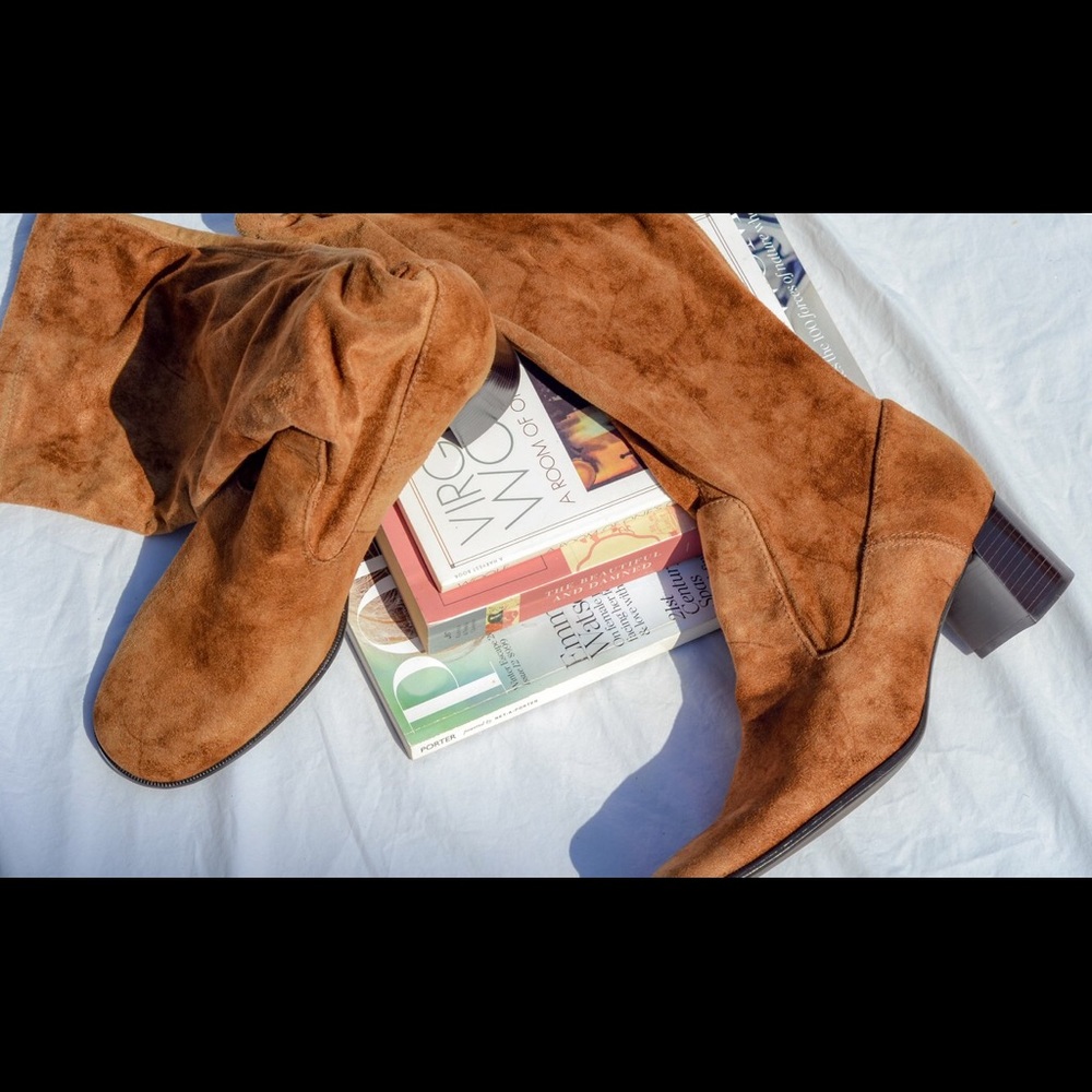 Tall Faux Suede Heel Boot | Size 8